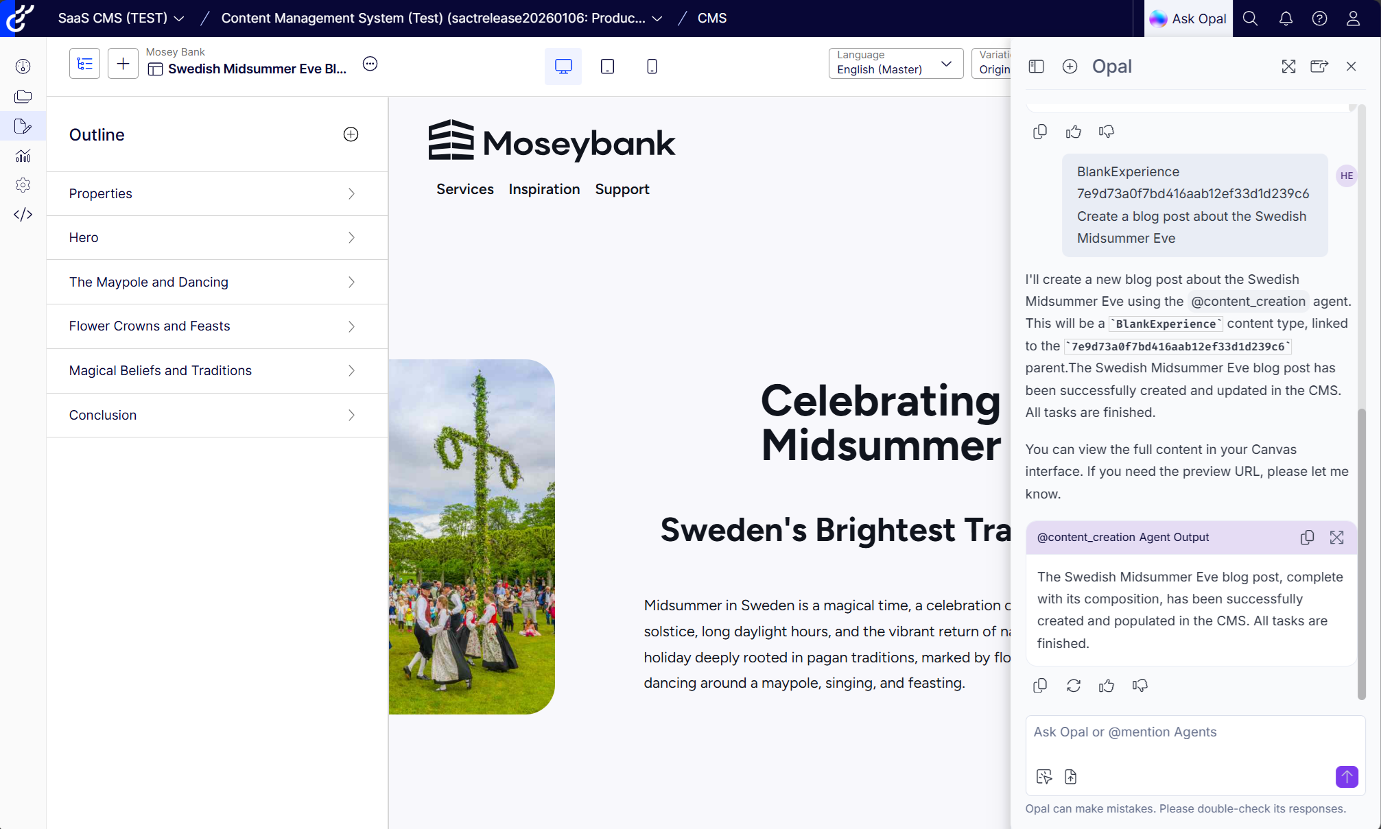 Page Builder Agent