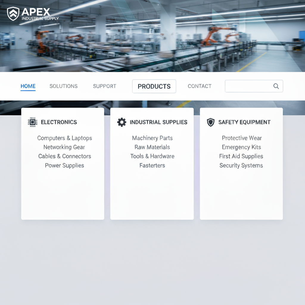 Apex navigation page A