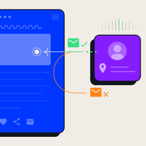 a cell phone with a blue screen